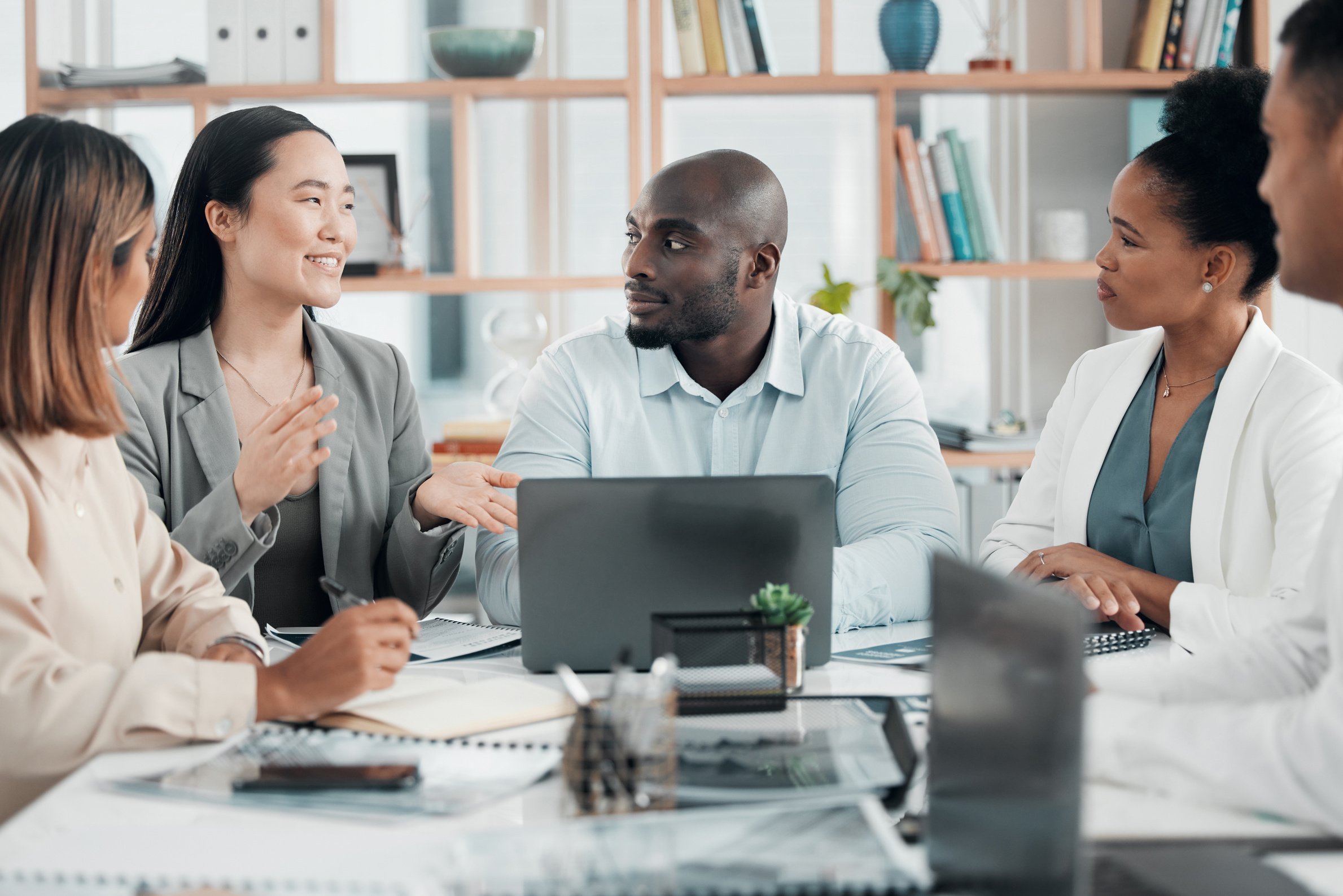 Diverse Businesspeople in a Meeting